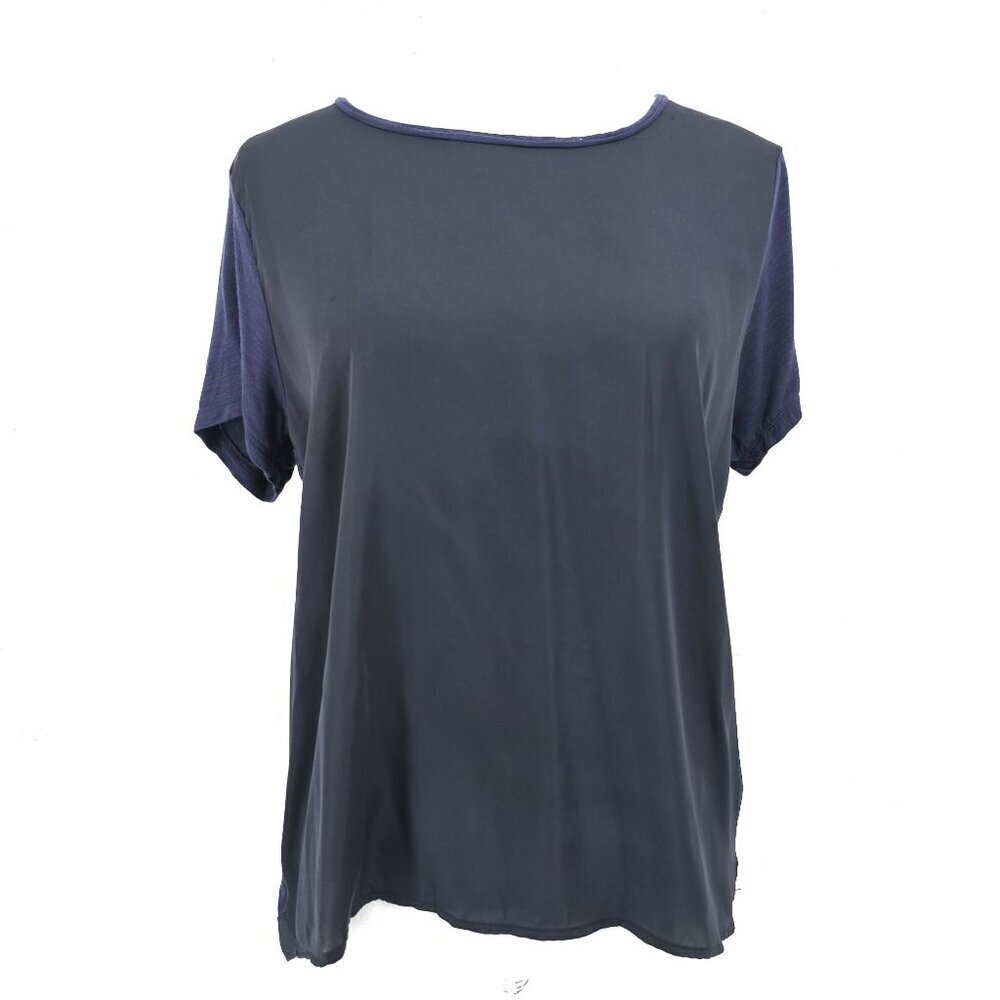 Anthropologie Dolan Navy Cross Back Top Left Coast